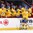 MONTREAL, CANADA - DECEMBER 28: Sweden's Lias Andersson #15 celebrates at the bench with teammates after scoring a first period goal against Switzerland during preliminary round action at the 2017 IIHF World Junior Championship. (Photo by Andre Ringuette/HHOF-IIHF Images)

